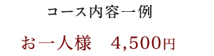 コース内容一例